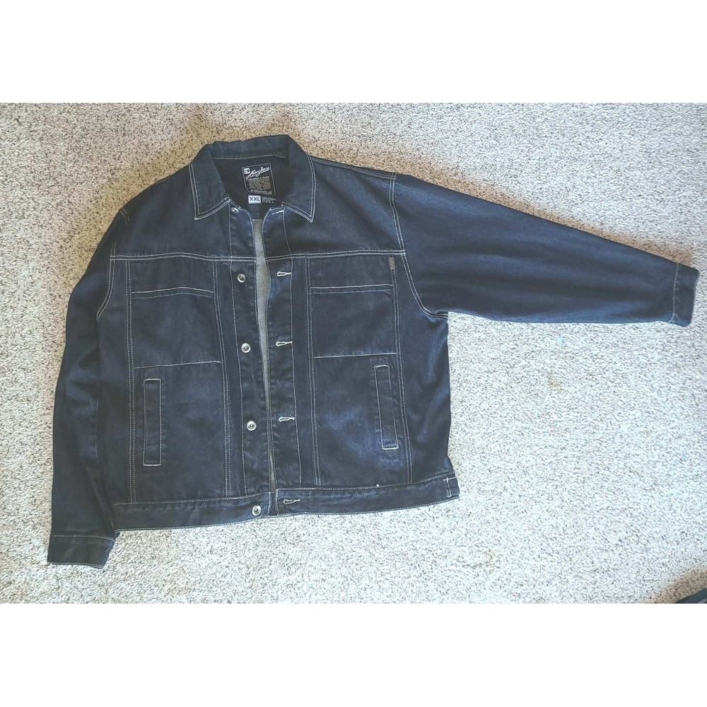 Vintage 1990s Kani Jeans Denim Jacket XXL - Picture 3 of 10